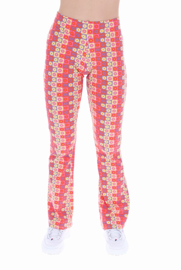 Fuchsia / Purple Fila Miller Print Flares Women Co-ords | 2356TYWJF