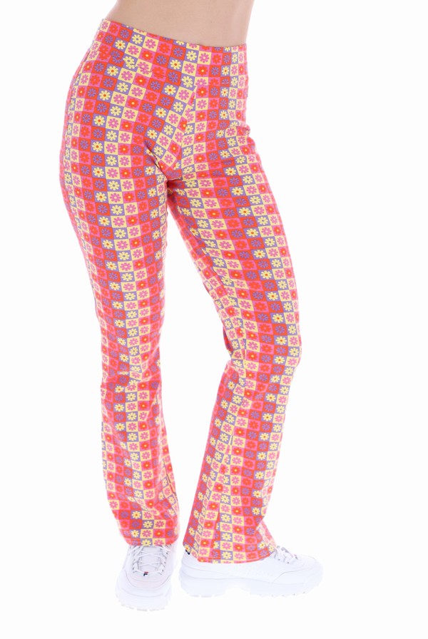 Fuchsia / Purple Fila Miller Print Flares Women Co-ords | 2356TYWJF