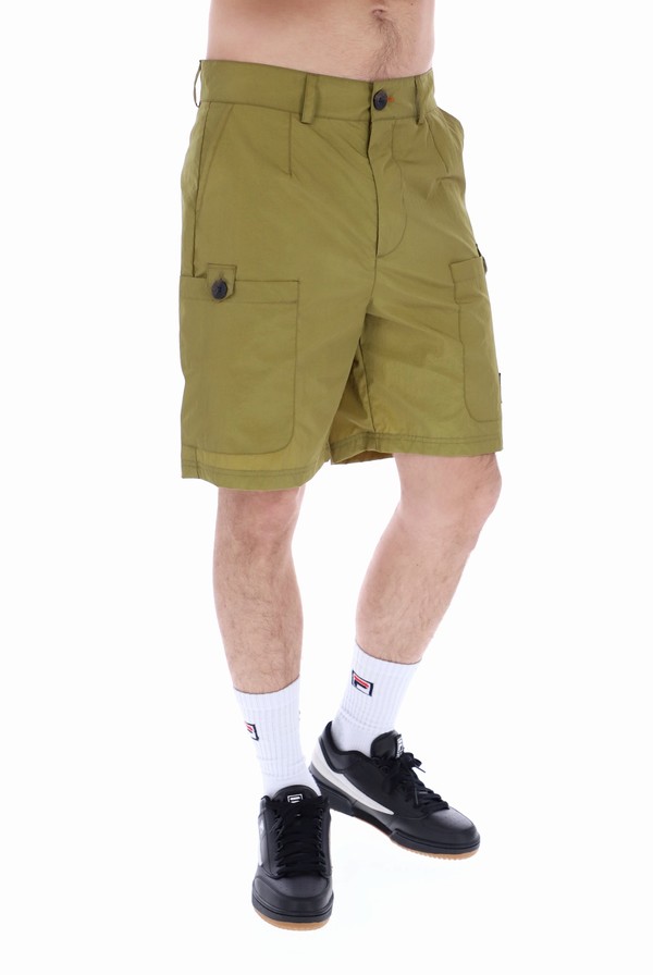 Green Fila Billet Cargo Men Shorts | 9367QAVBJ