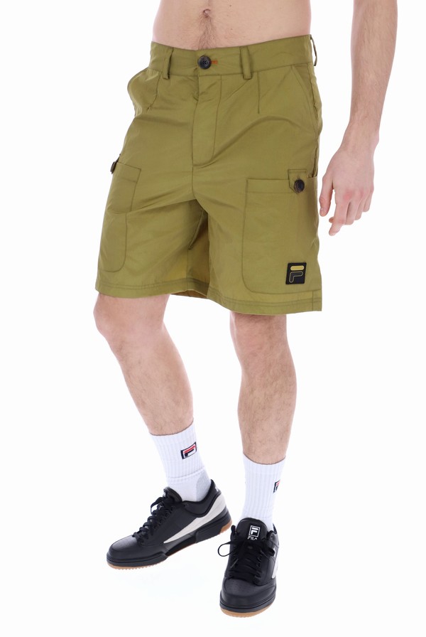 Green Fila Billet Cargo Men Shorts | 9367QAVBJ