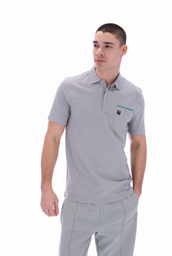 Green Fila Bruni Pocketed Men Polo Shirts | 3275YUVRO