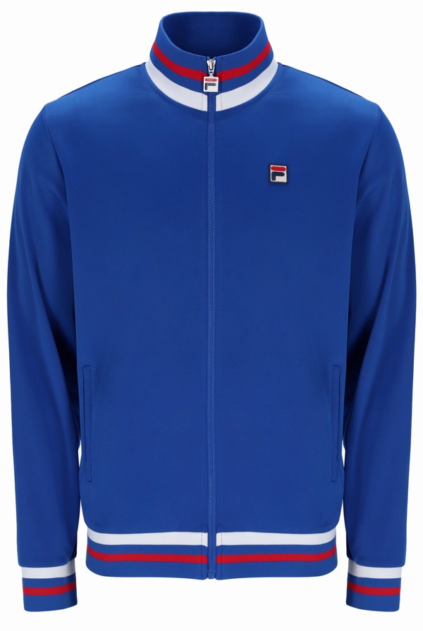 Green Fila Dane Men Track Top | 6402QPIBL