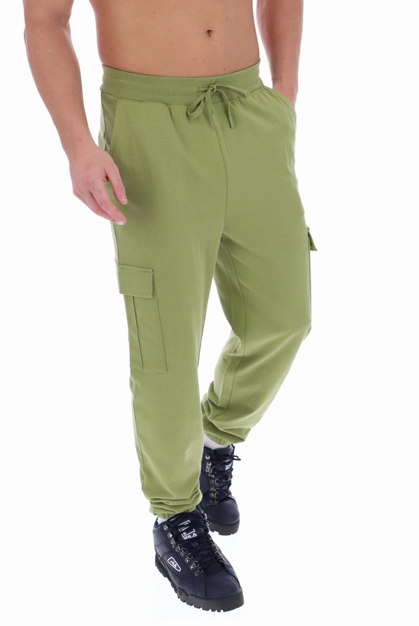 Green Fila Ezra Cargo Men Jogger | 2938HKYNA