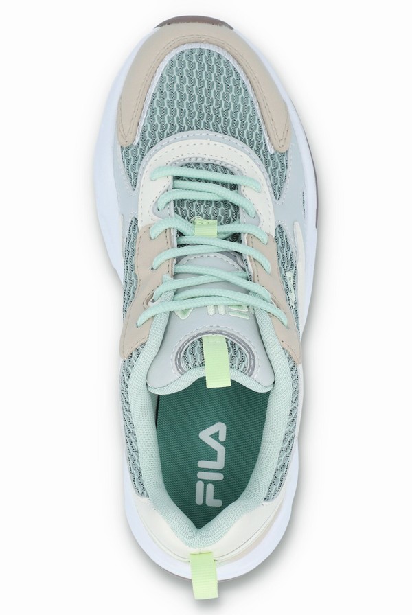 Green Fila Novarra Women Trainers | 8926KNPBD