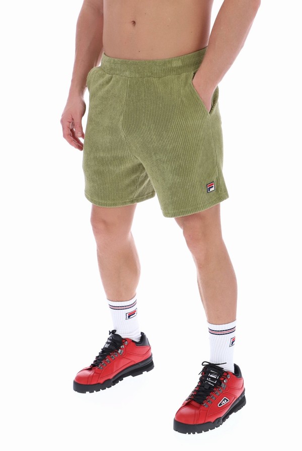 Green Fila Ronan Terry Needle Men Shorts | 8310LKRIX