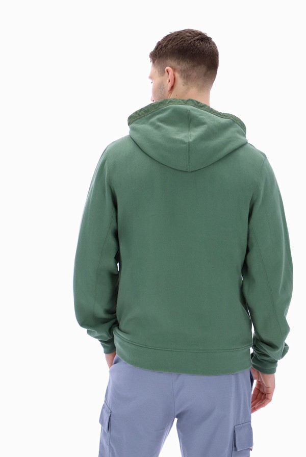 Green Fila Solo Sweat Men Hoodie | 8471XUKTL