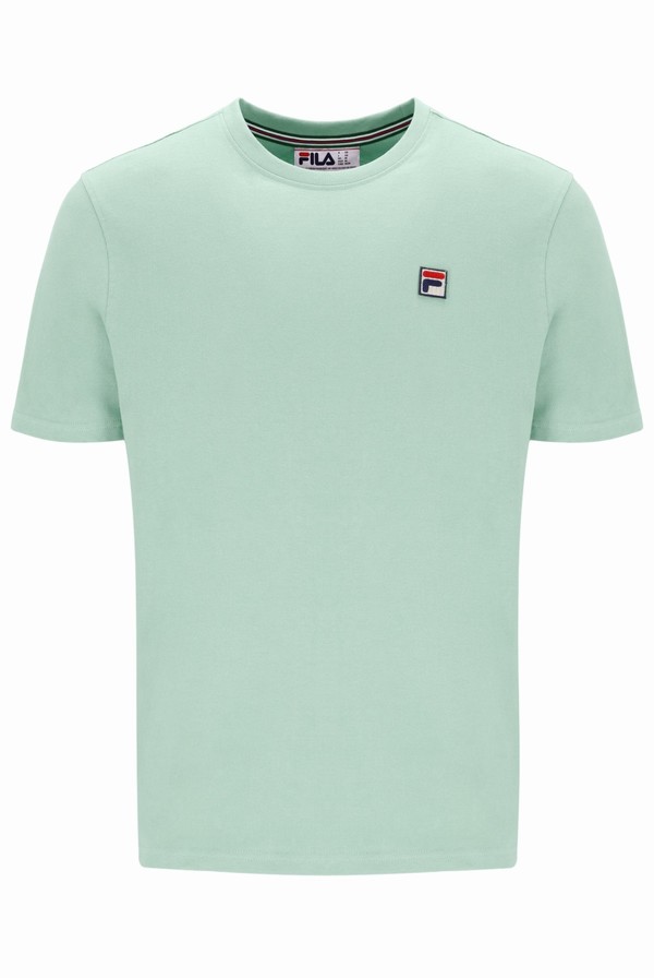 Green Fila Sunny Essential Men T-shirts | 9351ERCUH