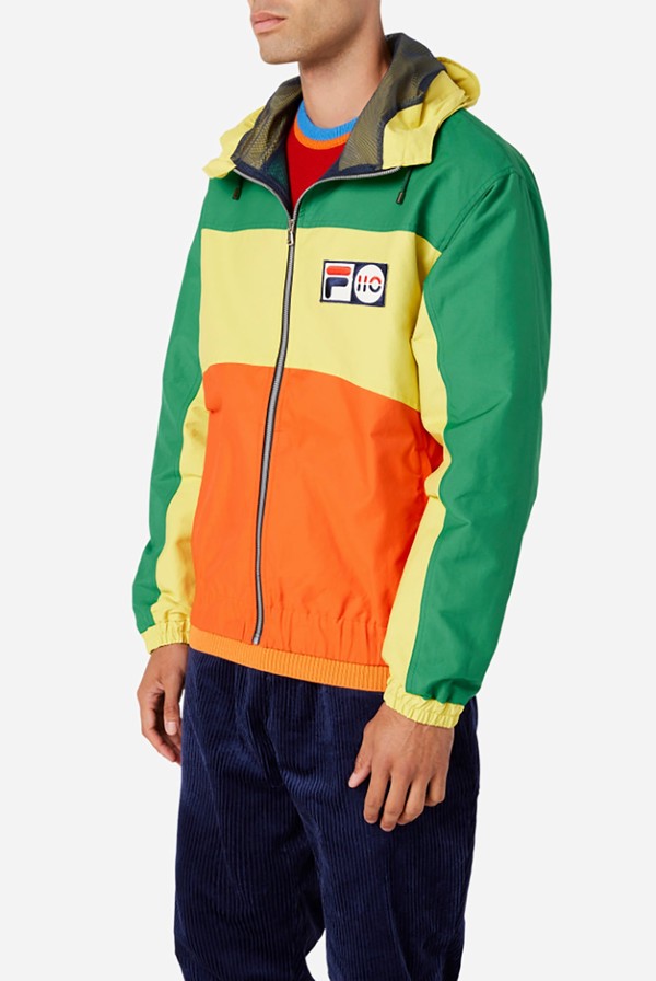 Green / Yellow / Orange Fila 110 Ski Men Jackets | 5291JGYTF