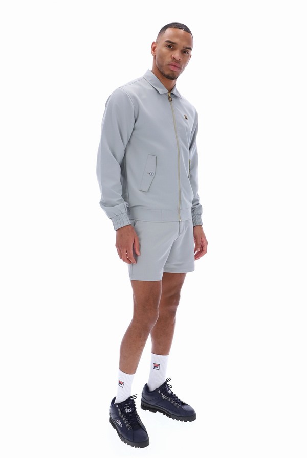 Grey Fila Adrian Harrington Men Tracksuits | 1694ARHPW