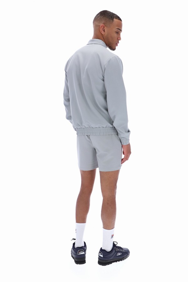 Grey Fila Adrian Harrington Men Tracksuits | 1694ARHPW