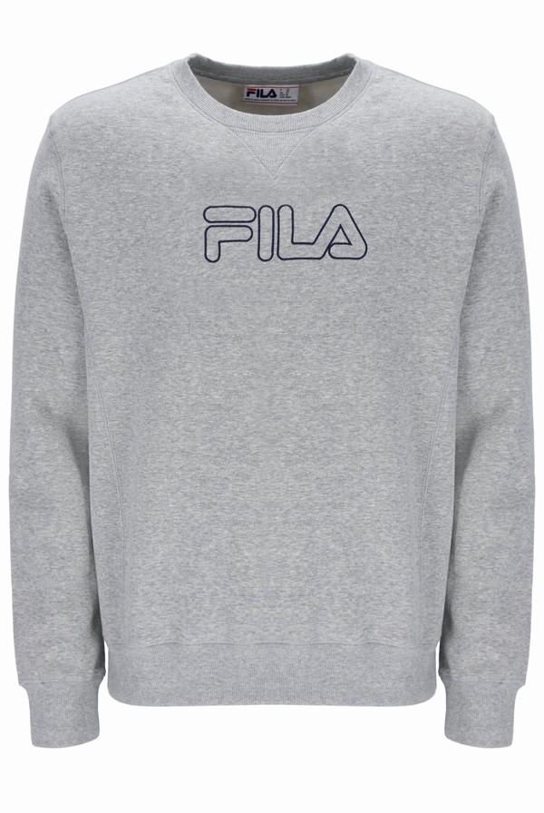 Grey Fila Arie Oversized Graphic Men Tracksuits | 4879HVWDN