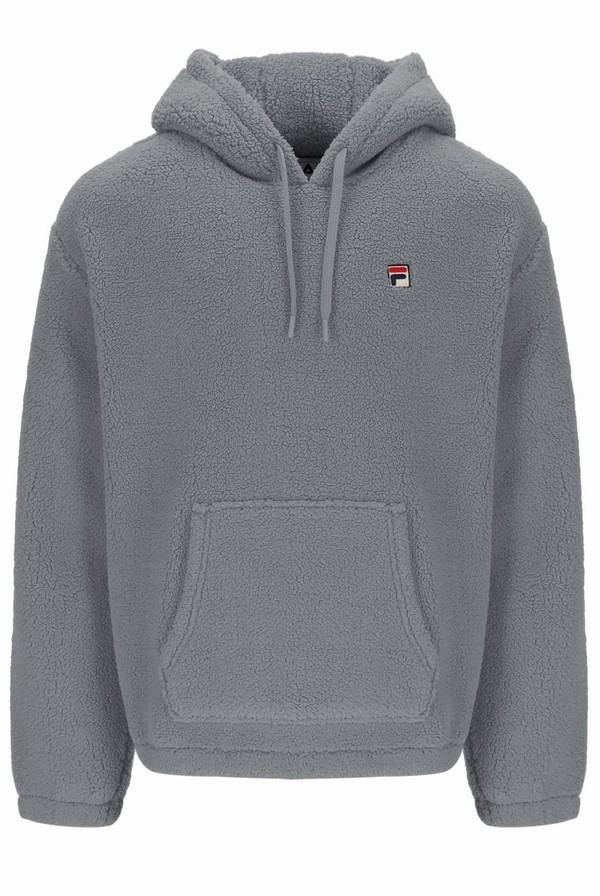 Grey Fila Finn Men Hoodie | 1973AKQMI