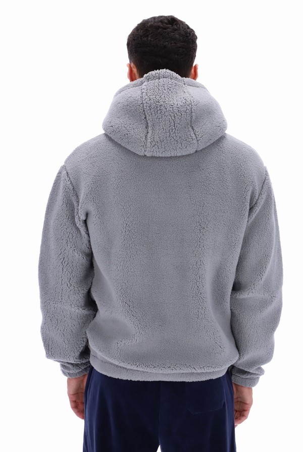 Grey Fila Finn Men Hoodie | 1973AKQMI