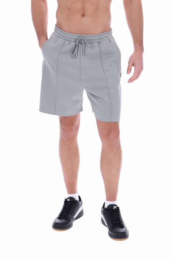 Grey Fila Geki Cut & Sew Men Shorts | 4083QRHKP