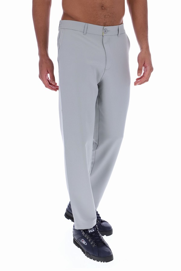 Grey Fila George Smart Golf Men Bottoms | 0759TDIUB