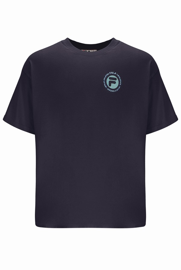 Grey Fila Haze Graphic Men T-shirts | 0462ULTWS