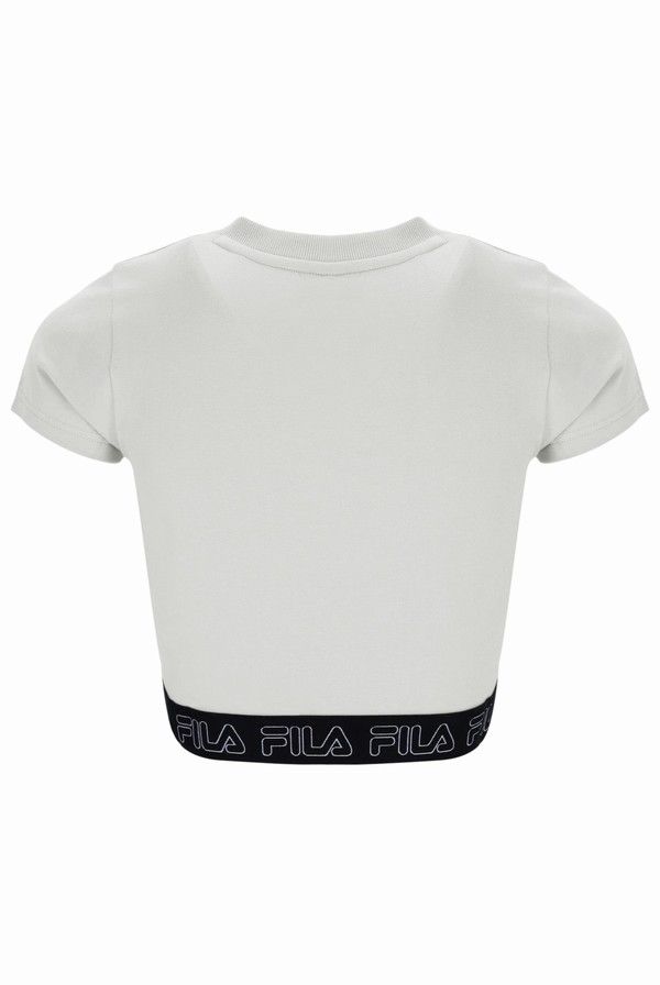 Grey Fila Inga Women Tops | 3567RUMCK