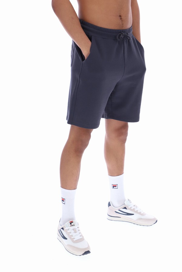 Grey Fila Seth Graphic Pocketed Men Shorts | 5941YHKDP