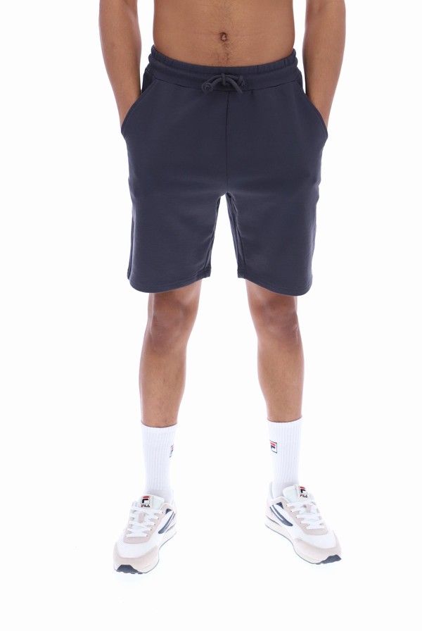 Grey Fila Seth Graphic Pocketed Men Shorts | 5941YHKDP