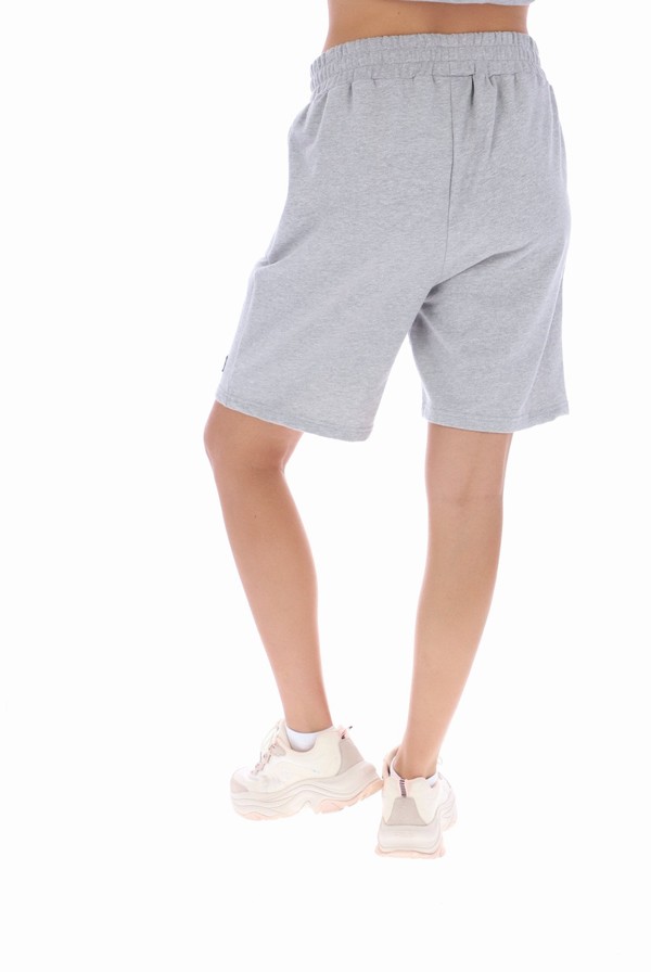 Grey Fila Vico Cotton Men Shorts | 5609RLWFN