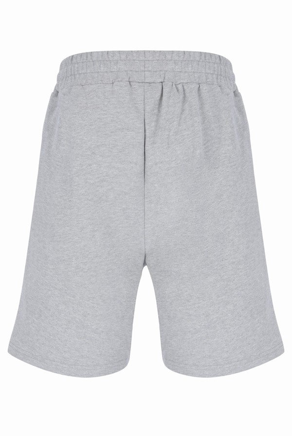 Grey Fila Vico Cotton Men Shorts | 5609RLWFN