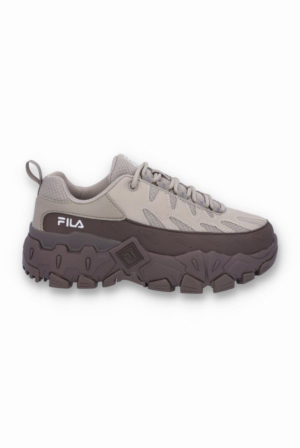 Grey / Brown Fila Raid Men Trainers | 8297ROIFA