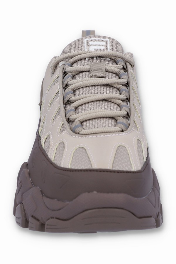 Grey / Brown Fila Raid Men Trainers | 8297ROIFA