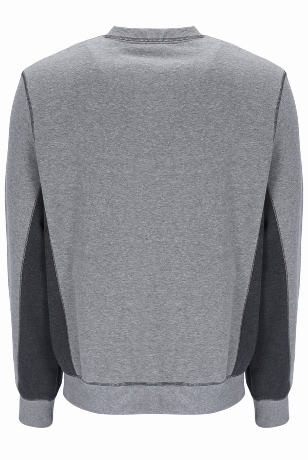 Grey / Grey Fila Webber Fleece Men Sweatshirts | 3892HIQOU