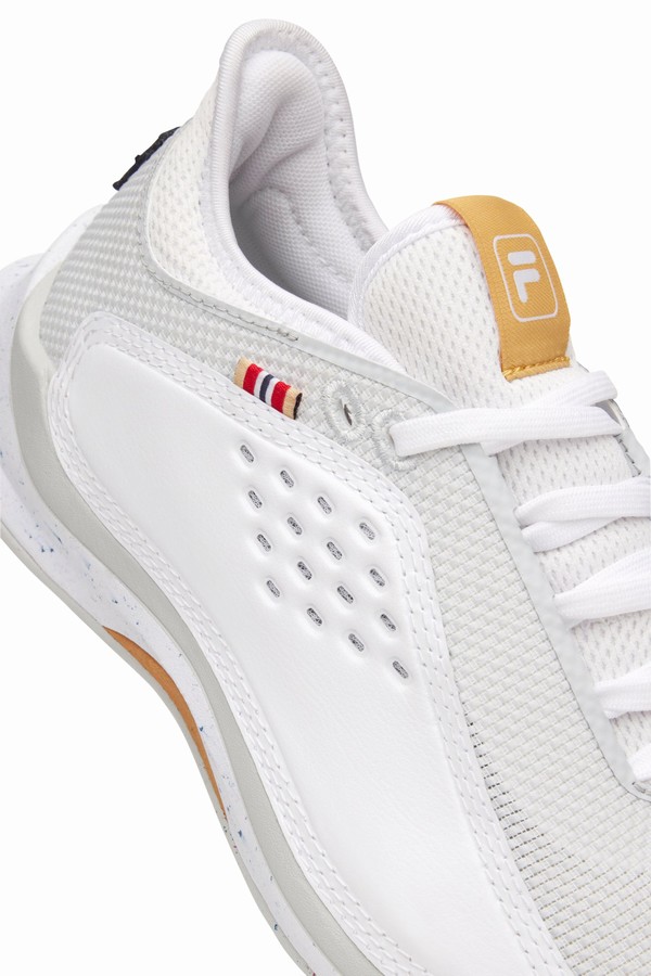 Grey / White Fila Mondo Forza Tennis Women Trainers | 8136QVTJD