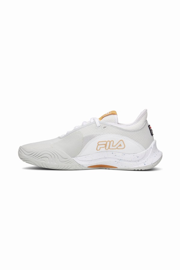 Grey / White Fila Mondo Forza Tennis Women Trainers | 8136QVTJD