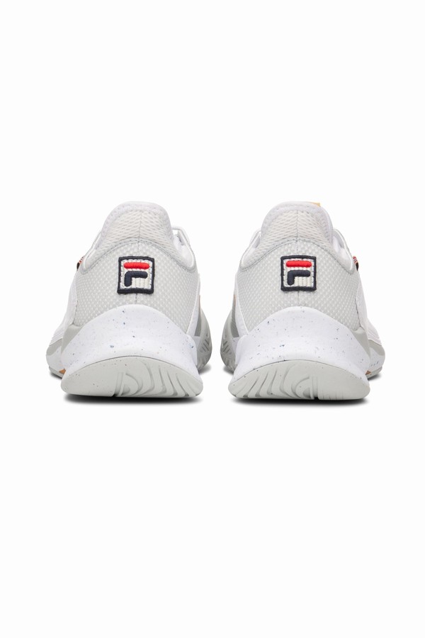 Grey / White Fila Mondo Forza Tennis Women Trainers | 8136QVTJD