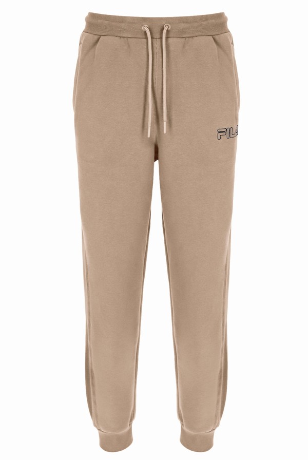 Light Grey / Brown Fila Levie Oversized Graphic Men Jogger | 8793CGDVW