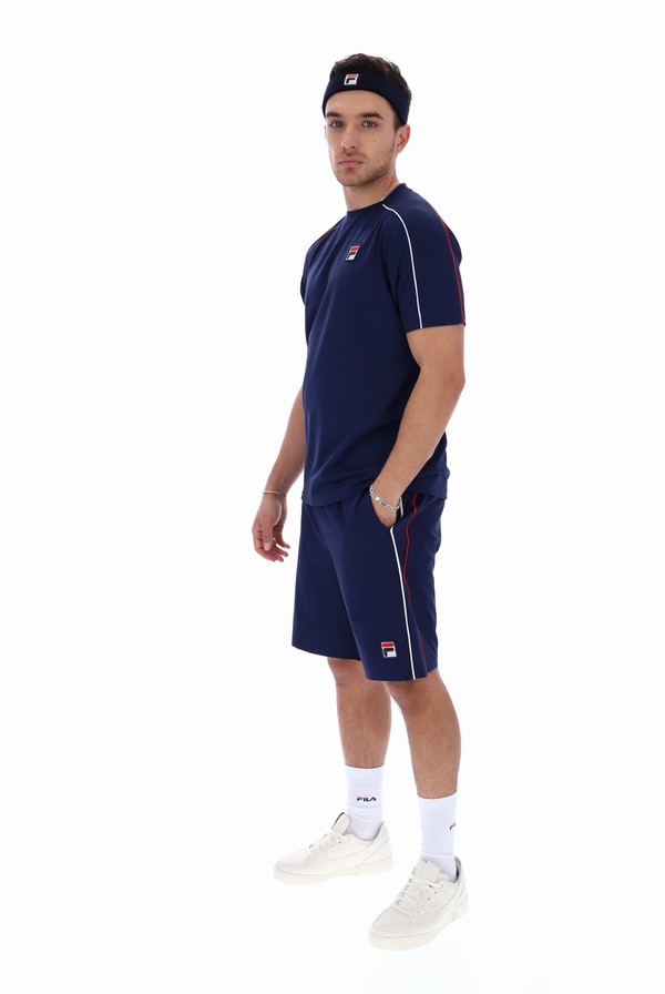 Navy Fila Acrux Men Shorts | 4930ZKXOC