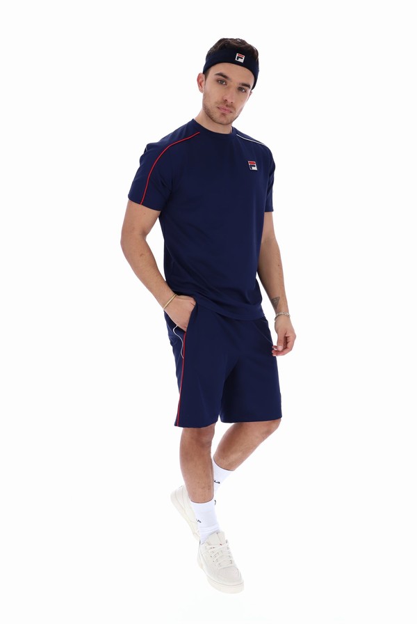 Navy Fila Acrux Men Shorts | 4930ZKXOC