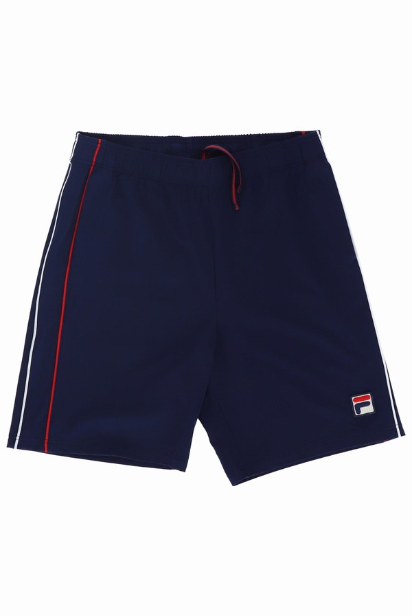 Navy Fila Acrux Men Shorts | 4930ZKXOC