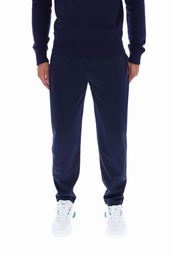 Navy Fila Andre Colour Blocked Men Tracksuits | 5871WIKZV