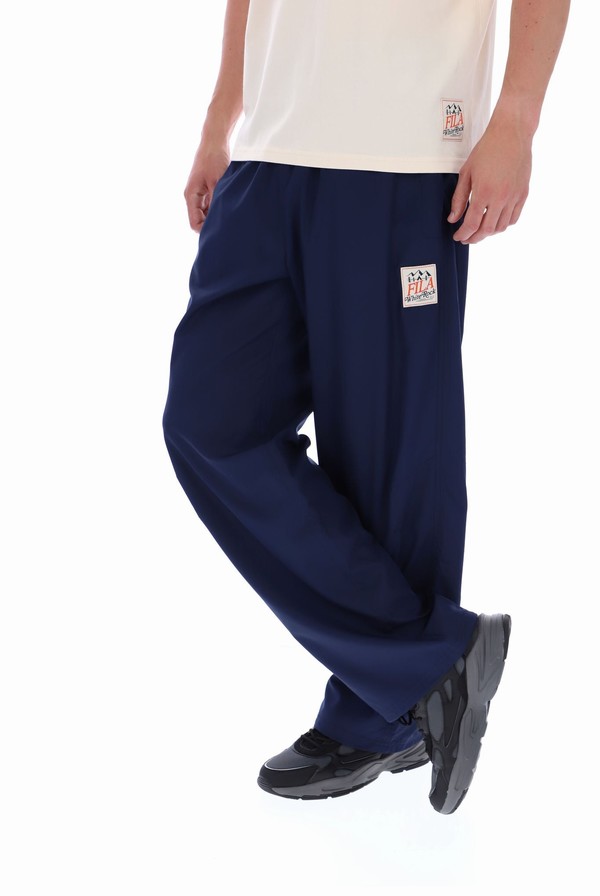 Navy Fila Anton Hiking Men Bottoms | 9376KRCIE