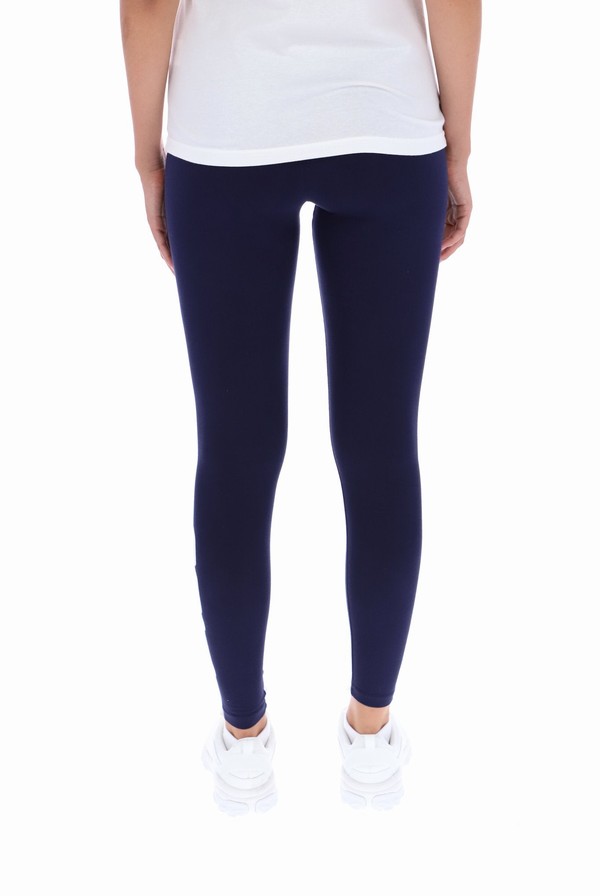 Navy Fila Beba Side Logo Women Leggings | 0723CFQHM