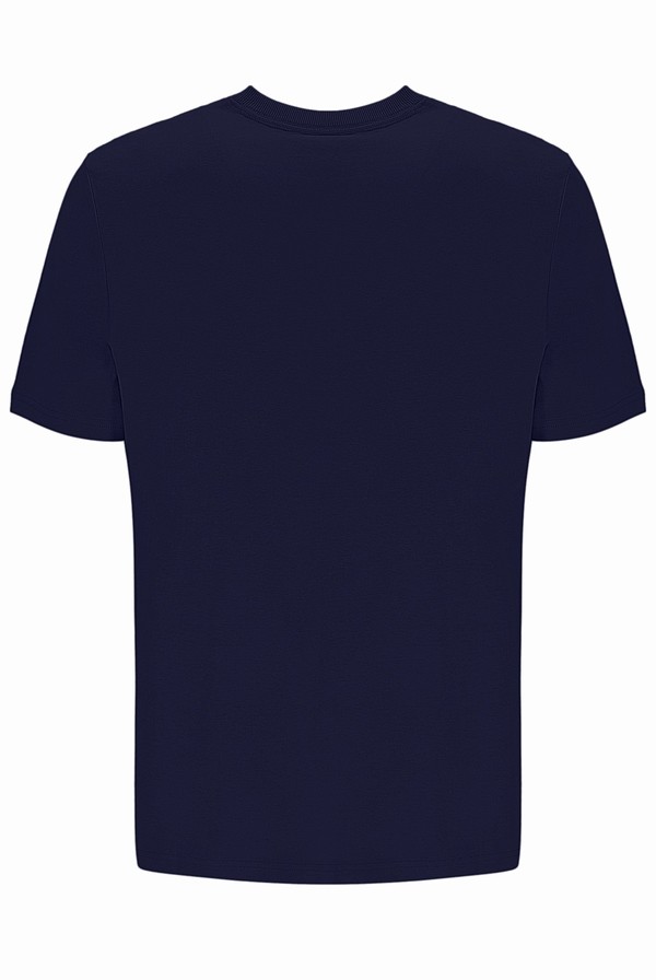 Navy Fila Benjiman Sleeve Men T-shirts | 0371VTEWB