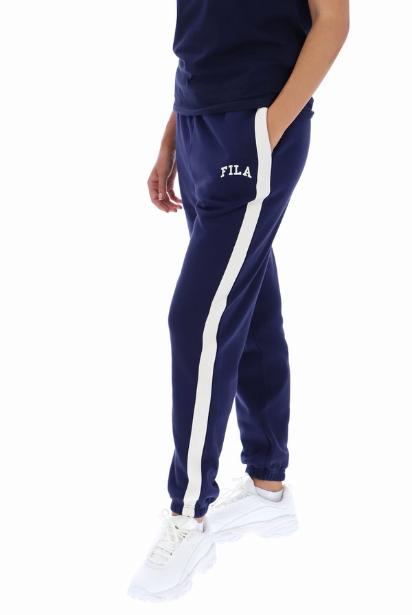 Navy Fila Cuffed Women Jogger | 9301GMOUD