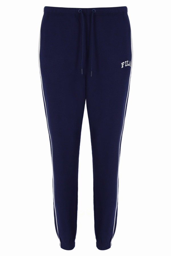 Navy Fila Cuffed Women Jogger | 9301GMOUD