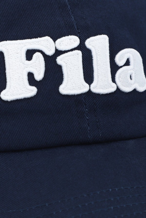 Navy Fila Fylo Enzyme Wash Baseball Men Caps | 0792FBSQR