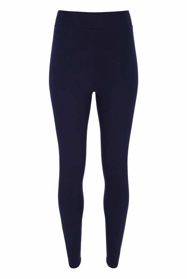 Navy Fila Logo Women Leggings | 1368DHBGM