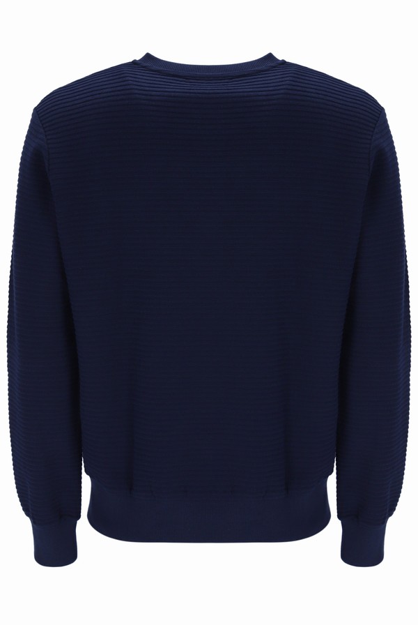 Navy Fila Luca Pleated Men Sweatshirts | 6732YGSID