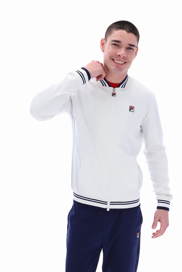 Navy Fila Settanta 2 Men Track Top | 1074FDCME