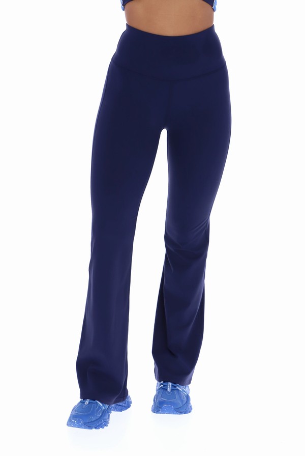 Navy Fila TALA SKINLUXE Flared Yoga Women Leggings | 9087QYIBL