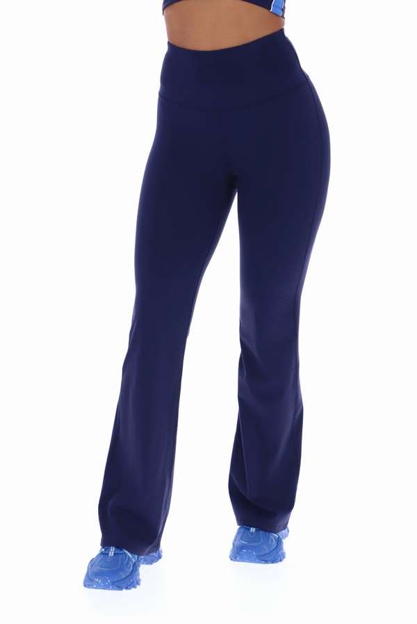 Navy Fila TALA SKINLUXE Flared Yoga Women Leggings | 9087QYIBL