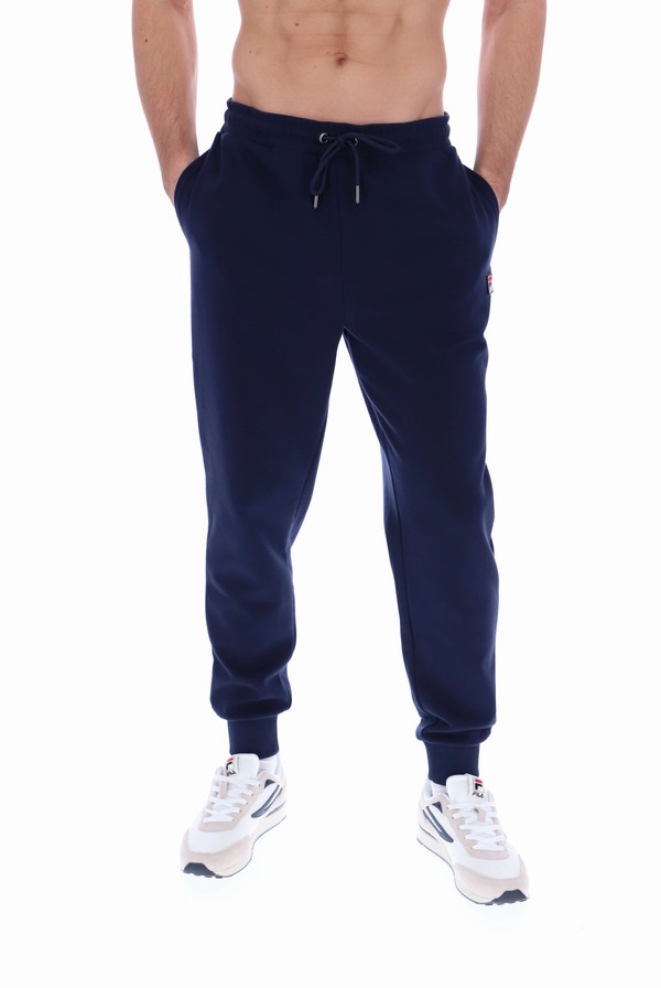 Navy Fila Umar With Taping Men Bottoms | 2518DNFLG