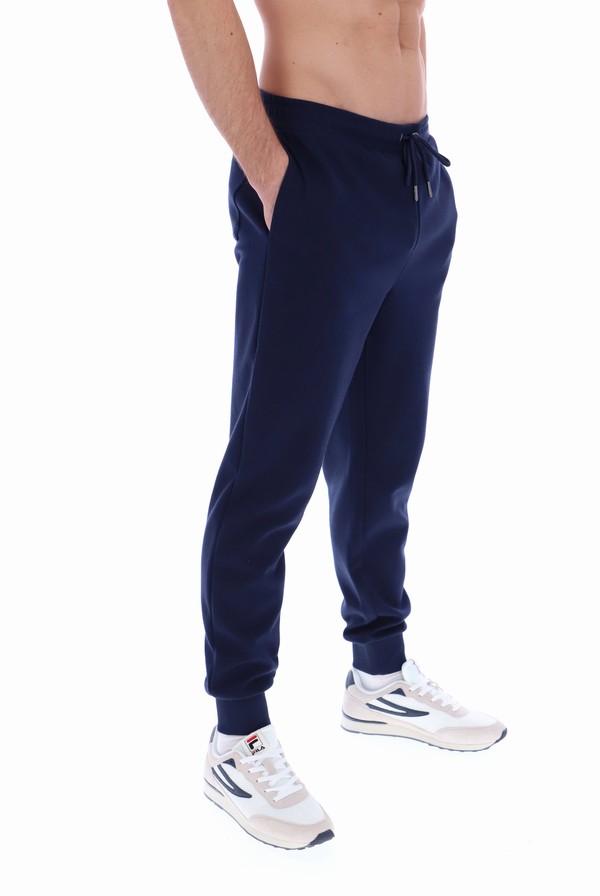 Navy Fila Umar With Taping Men Bottoms | 2518DNFLG