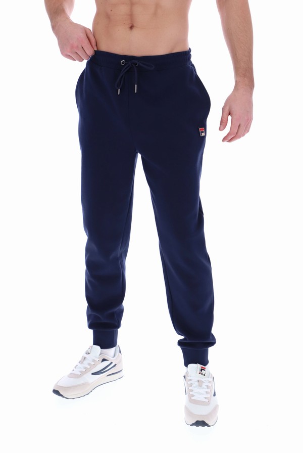 Navy Fila Umar With Taping Men Bottoms | 2518DNFLG